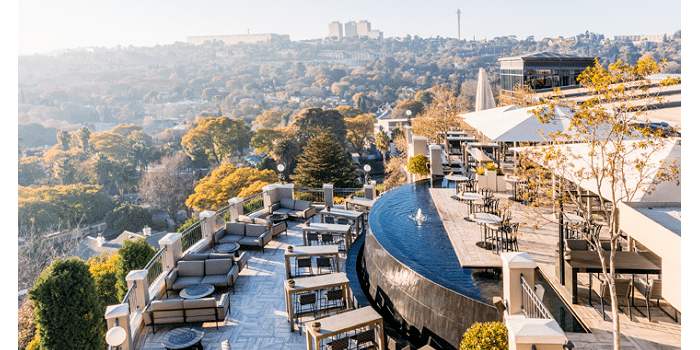 Déjeuner "Jacarandas" au Four Seasons à Westcliff