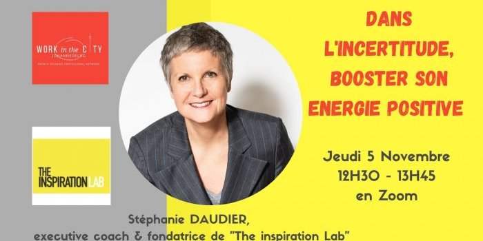 Web-atelier WITC JHB : "Dans l'incertitude, booster son énergie positive"