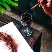 Nouveau ! Peinture au Vin !