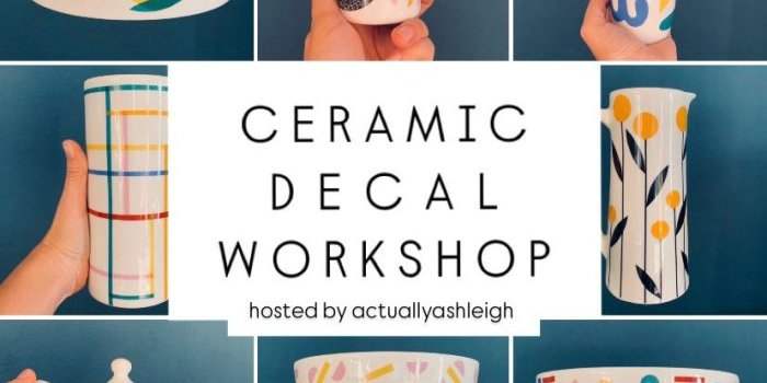 Atelier décoration d'objets céramiques avec ActuallyAshleigh !