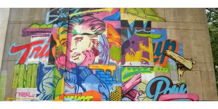 Street art in Braamfontein 